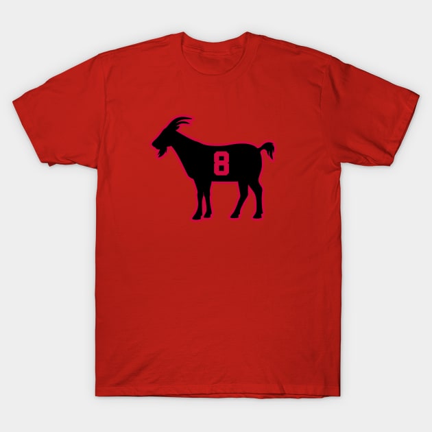 CHI GOAT - 8 - Red T-Shirt by KFig21